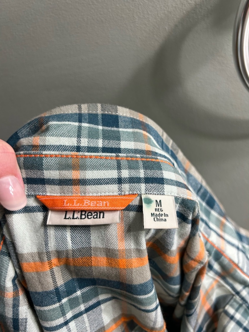 L.l. Bean Men's Katahdin Performance Flannel Shirt, Traditional Fit - Picture 9 of 9